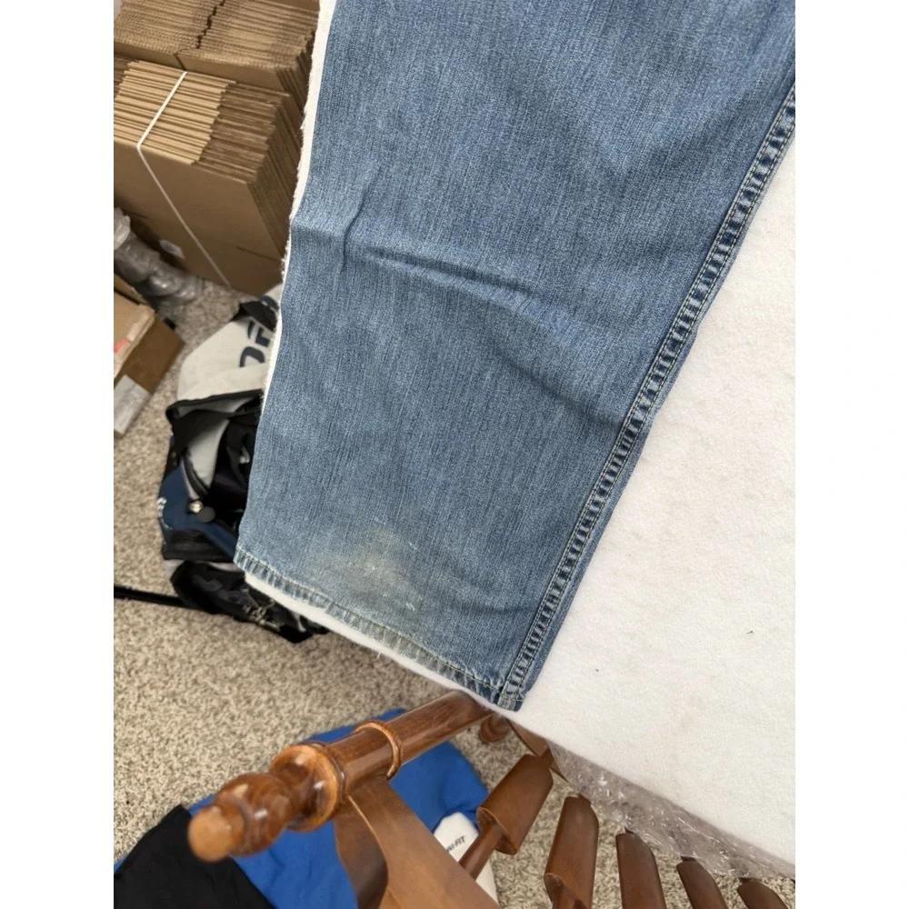 Vintage Levis Jeans Mens 38x34 Blue Carpenter Loose Straight Baggy Utility Denim